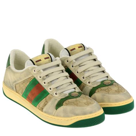 Gucci sneakers green bottom